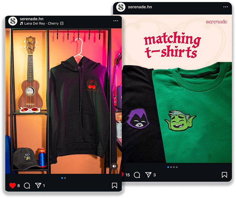 serenade social media