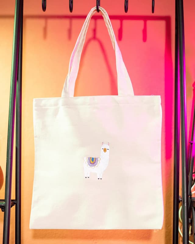 Tote bag de llama.